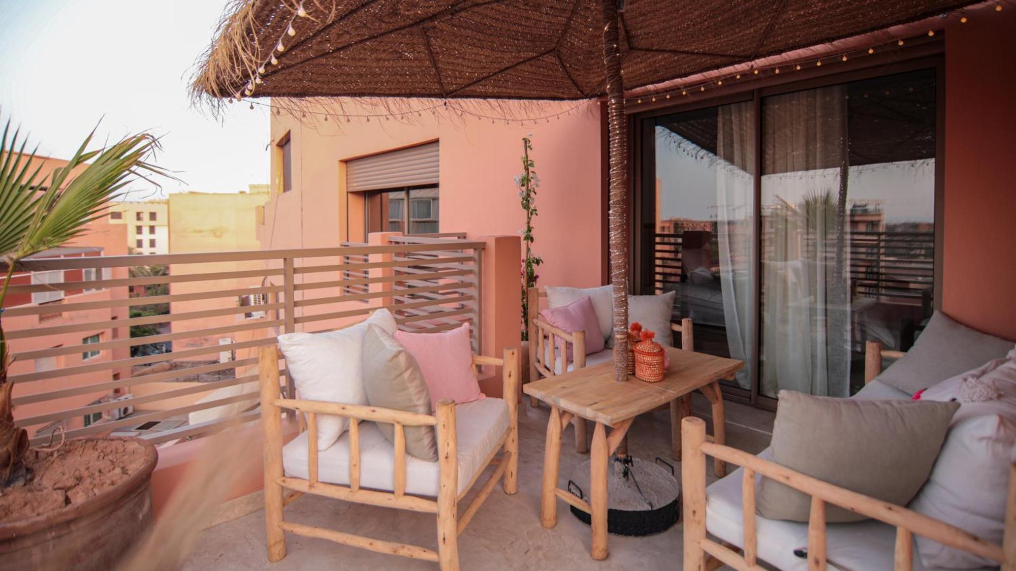 Piscine Chauffee - Sauna - Hammam - Appart Coeur De Gueliz Marrákes Kültér fotó